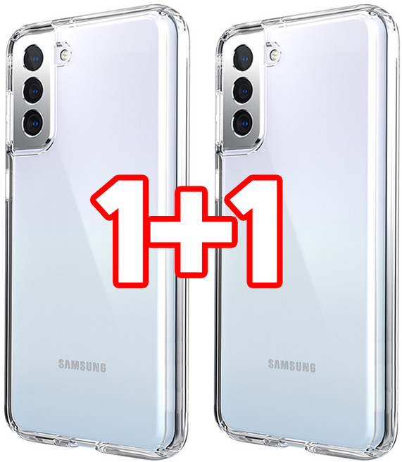 벌크온 1+1 갤럭시 S22 S22플러스 S22울트라 슬림 투명 젤리 소프트핏 기본 케이스