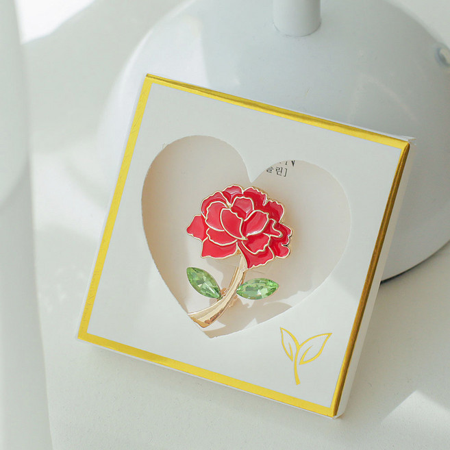 헐크더핏 도매 자체제작 카네이션브로치