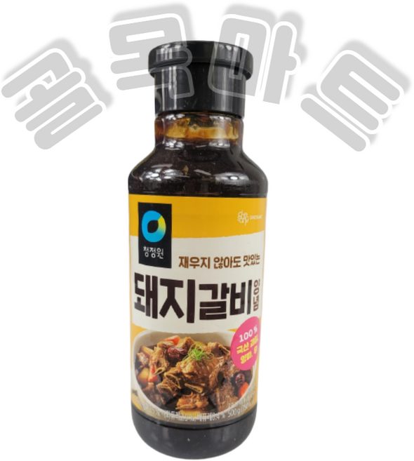 청정원 돼지갈비 양념장, 500g, 12개