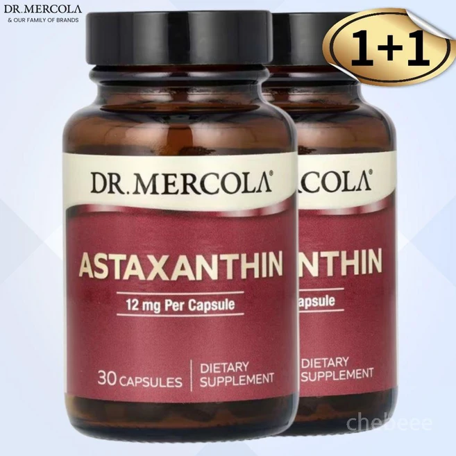 닥터 머콜라 메르콜라 미세조류 아스타잔틴 12mg 30캡슐 2병, 30정 - 쿠팡