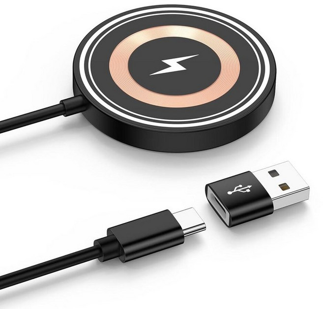 픽셀 10a 10 프로 XL 무선 충전기 구글 폴드 9a 9 9폴드 8a 8 7a 7 6용 마그네틱 충전 패드 Magsafe 아이폰 17e 17 에어 맥스 16e 16 15, Black