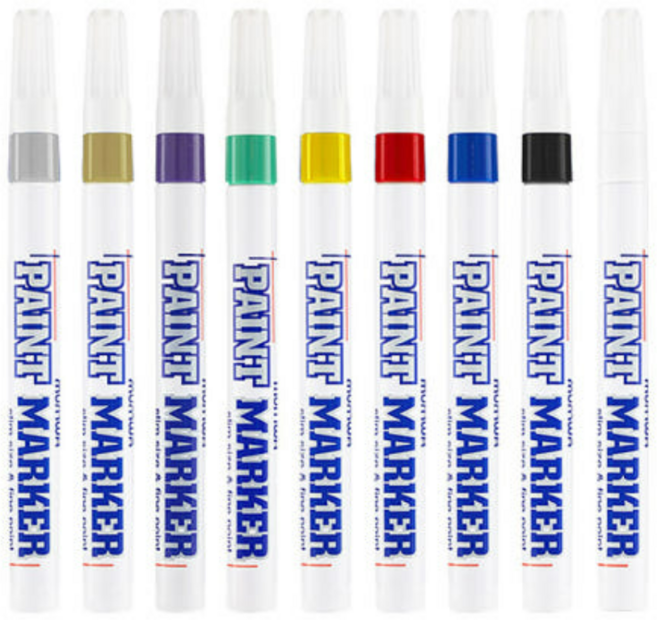 문화 슬림 페인트마카 3mm 12자루(1타) 색상선택, 1다스 파랑