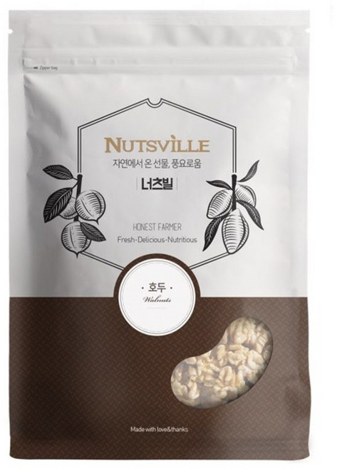 25년 햇 농장과 직접 계약 직수입 너츠빌 호두 1kg [본사직출], 1개