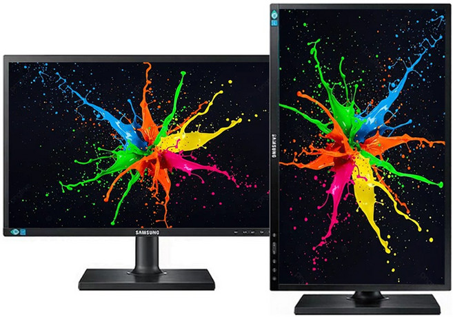 삼성 LG 피벗 높낮이 24인치 세로 모니터 FHD LED 컴퓨터모니터 사무용 업무용 병원용 중고, 61cm, 삼성LG24인치