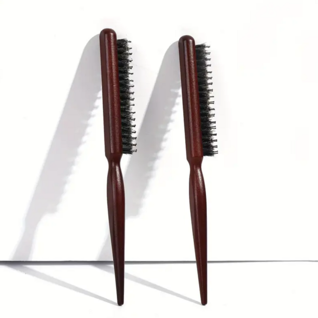 이츠오 빽콤 업스타일 돈모 브러쉬, 우드, 1개