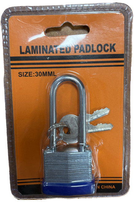 미란다 긴고리 철판 열쇠 자물쇠, 1개