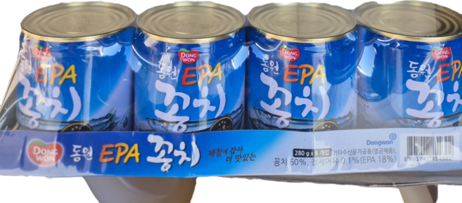 동원 자연산꽁치 280g x 8개, 1개