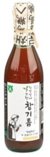 친정엄마 저온압착 고소한 참기름 350ml 1개
