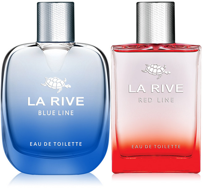 라리브 남성용 오 드 뚜왈렛 블루라인 90ml + 레드라인 90ml