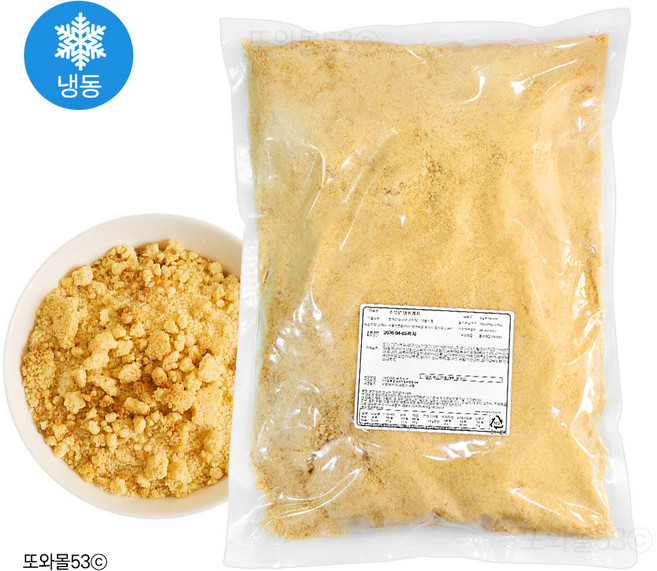 서울식품 소보로토핑 냉동 소보로가루 베이킹 토핑, 1개, 2kg