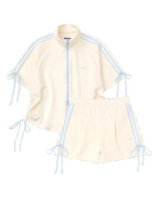 NDY [널디] 리본 반팔 트랙 세트(26SS) PNEU26TR04TH03 RIBBON S TRACK SET(26SS) PNEU26TR04 744962