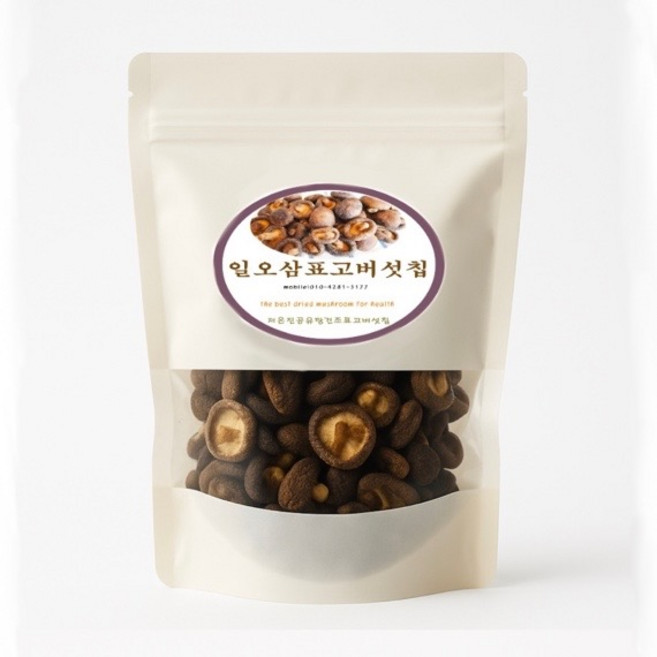일오삼버섯칩 동결건조저온유탕 표고버섯칩 300그램, 1개