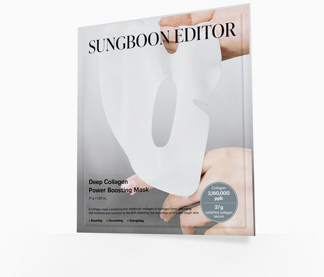 SUNGBOON EDITOR 深層膠原蛋白彈力面膜, 1組, 1入