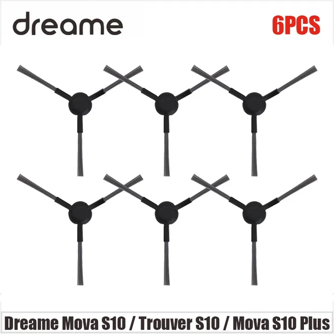 Dreame Mova 메인 롤러 사이드 브러시 헤파 필터 천 S10 트루버 S10 Mova S10 플러스 트루버 S10 플러, 03 6PCS
