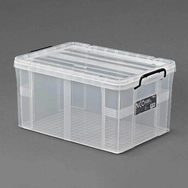 위너리스 코멕스 보관함 박스6L-8L 반투명 플라스틱 네오박스, 1개, 네오박스6L