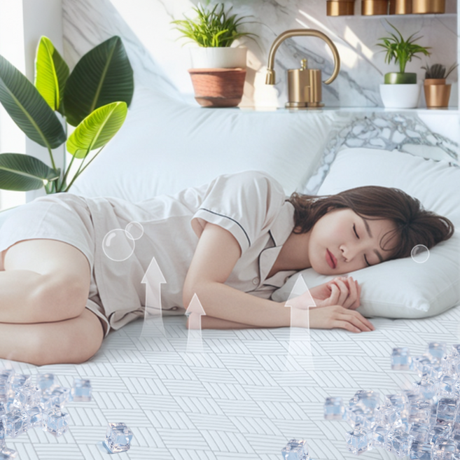 쿨링데이 여름 냉감 쿨링매트 오코덱스 KC 유아인증, 쿨매트