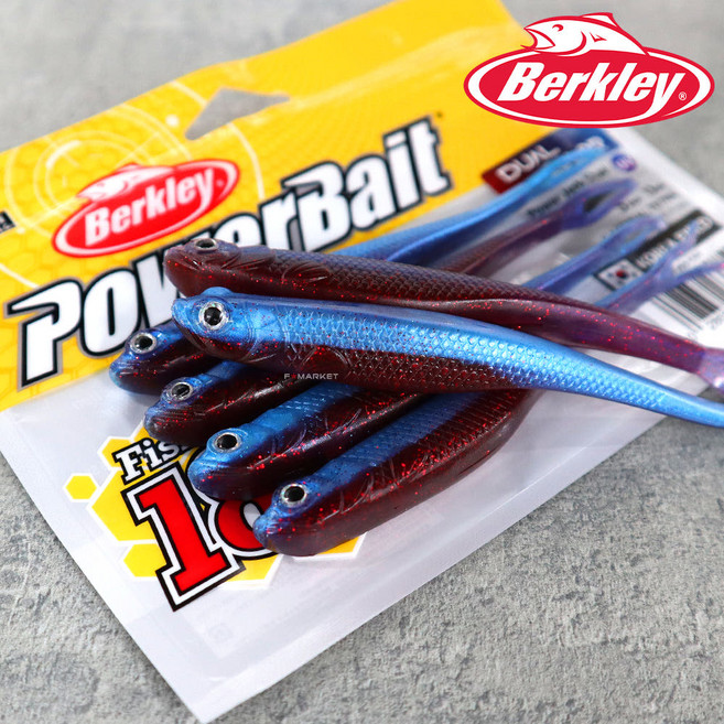 버클리 저크쉐드 5인치 광어 다운샷 웜, 1개, 60g, 카디날테트라UV