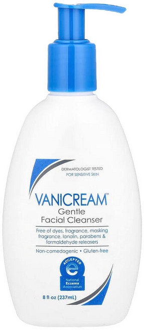 바니크림 젠틀 페이셜 클렌저 무향료, 1개, 237ml