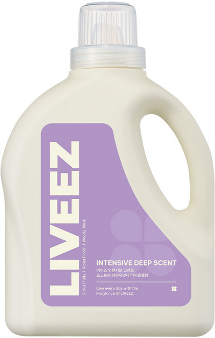 리비즈 인텐시브 딥센트 섬유유연제 초고농축/바이올렛향, 1개, 2L