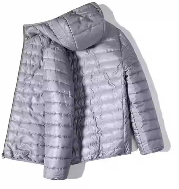 런어게인 남성 퀄리티후드 경량 패딩