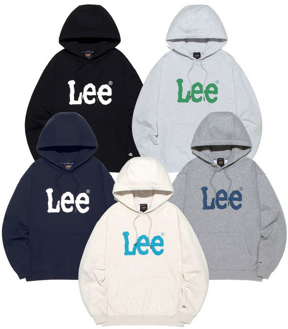 리 LEE 빅 트위치 로고 후드 티셔츠_5Color