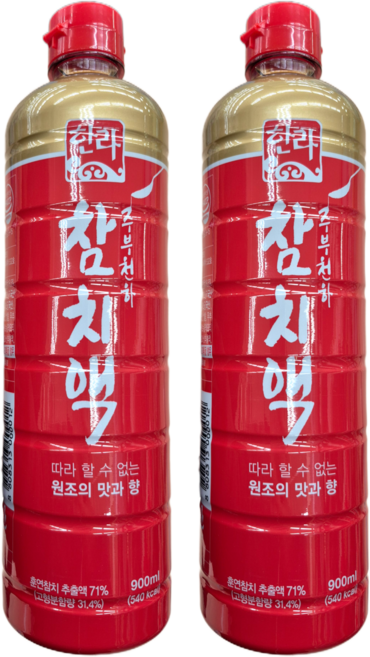 한라 주부천하 참치액, 900ml