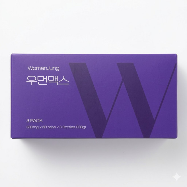 8주 가벼움 우먼(MAX)정 사은품 자체제작 알약캡슐통 증정!!, 3박스, 60정