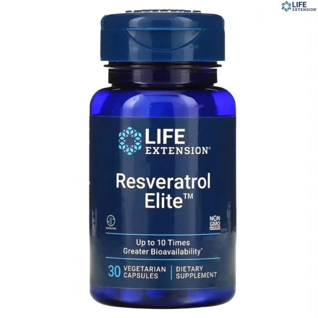 라이프익스텐션 레스베라트롤 엘리트 베지캡슐 글루텐 무함유, 30정, 1개 - 쿠팡
