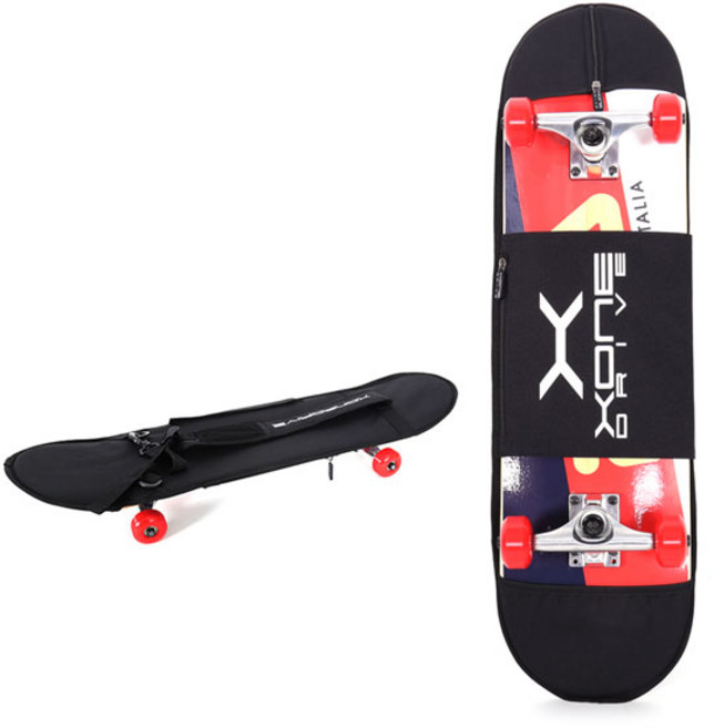 엑스원드라이브 스케이트보드 가방 31인치, 블랙, 1개