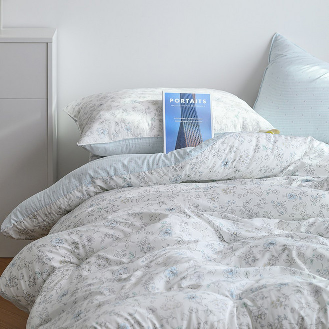 모달이불 콜라겐 텐셀 엘리스 토끼 SS 봄가을 차렵이불