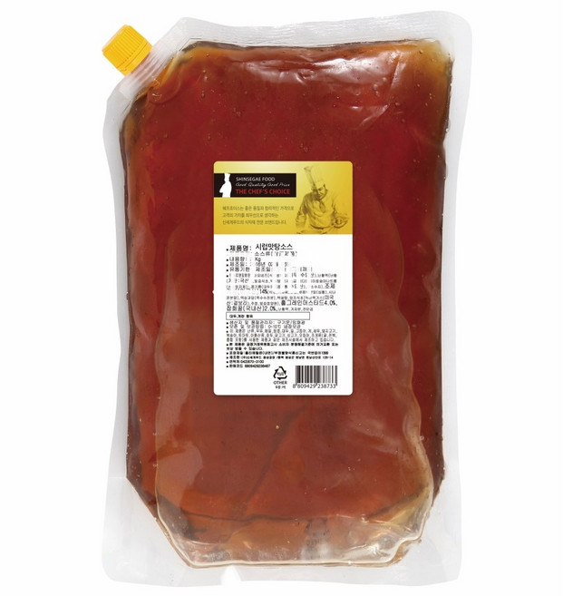 쉐프초이스 시럽맛탕소스, 1개, 2kg