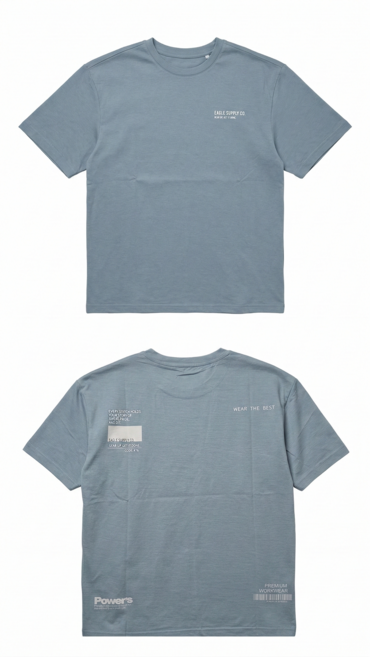 이글서플라이 남녀공용 소로나 그래픽 반팔 티셔츠