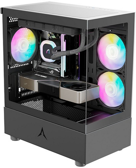 닥터PC 4K 영상편집 컴퓨터 조립PC 동영상 게이밍 프리미어프로 스케치업 유튜브 방송용 스케치업, 블랙, 500GB, 16GB, WIN11 Home, 지포스 RTX 3050, 옵션1. Ultra5 225