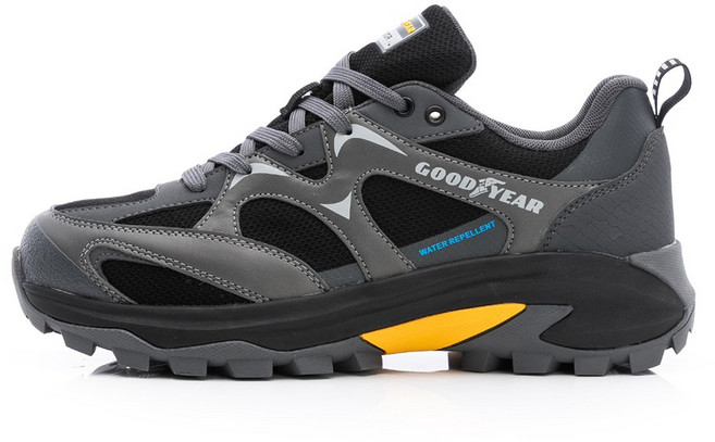 GOODYEAR 固特異 男款越野戶外健行鞋 炭灰 GAMO63408