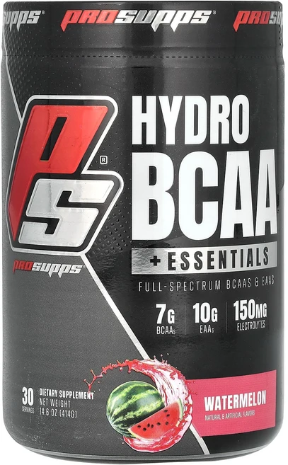ProSupps Hydro BCAA 플러스 에센셜스 수박 맛 414g(14.6oz), 414g, 1개 - 쿠팡