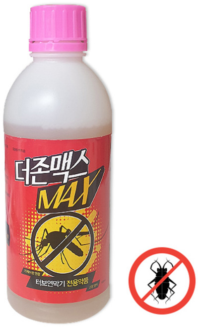 터보산업 액상 해충 강력 살충제 더존맥스 500ml 화장실 하수구 파리 모기 바퀴벌레 개미, 1개