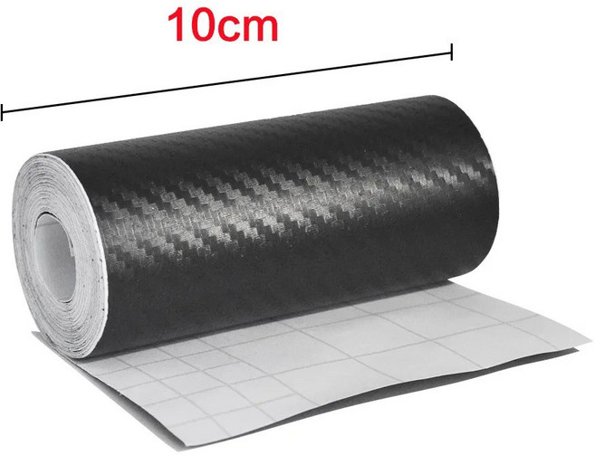 테이프 스크래치 자동차 나노 섬유 스트립 탄소 DIY 스티커 보호 자동 필름 붙여 사이드 도어 방수 미러 넣기 접착, 10cm, 1개, 10cm