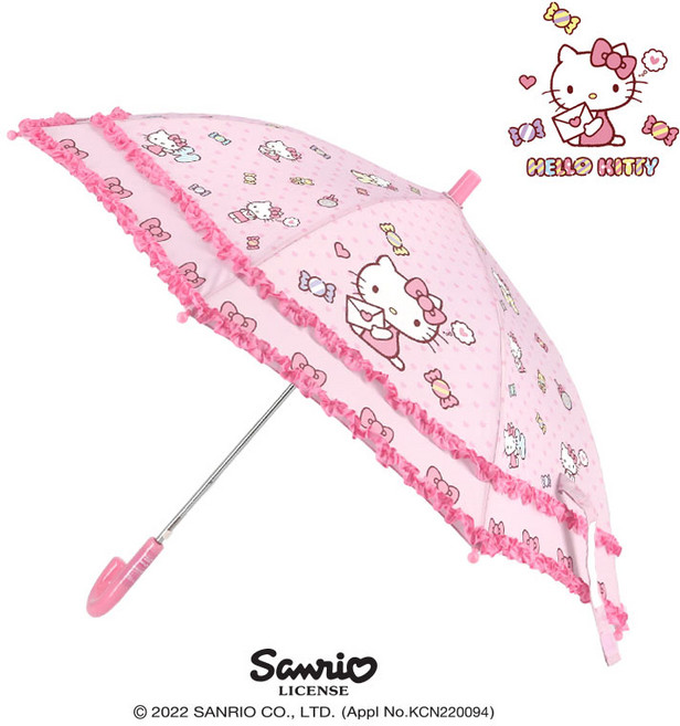 카카오프렌즈 ACC 헬로키티 47 디저트 이중프릴 장우산 LUHKU10025