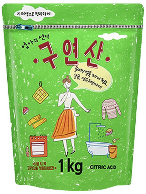 엄마의선택 구연산, 1kg, 2개