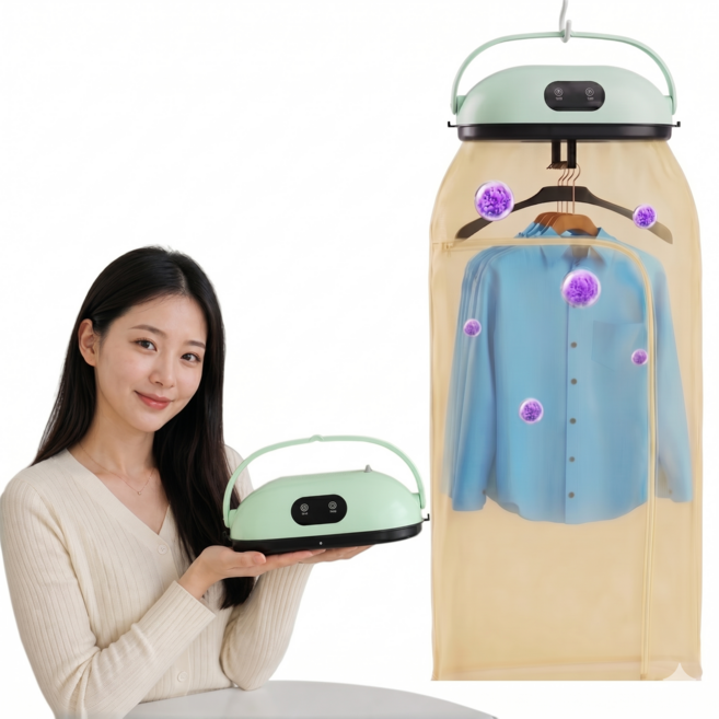 소형 건조기 휴대용 의류 건조기 이동식 건조기 원룸 가정용 미니 옷건조기, 녹색 호스트, AM-600