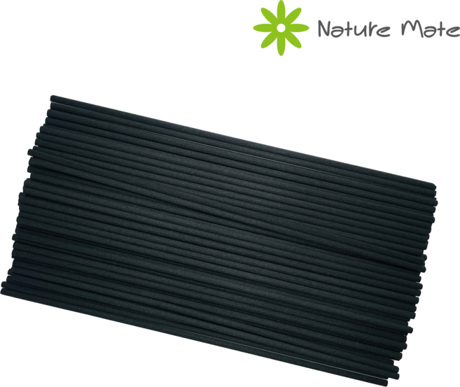 네이처메이트 국산 고밀도 섬유스틱 블랙 디퓨저스틱, 블랙 3mm 30cm, 1개, 100개입
