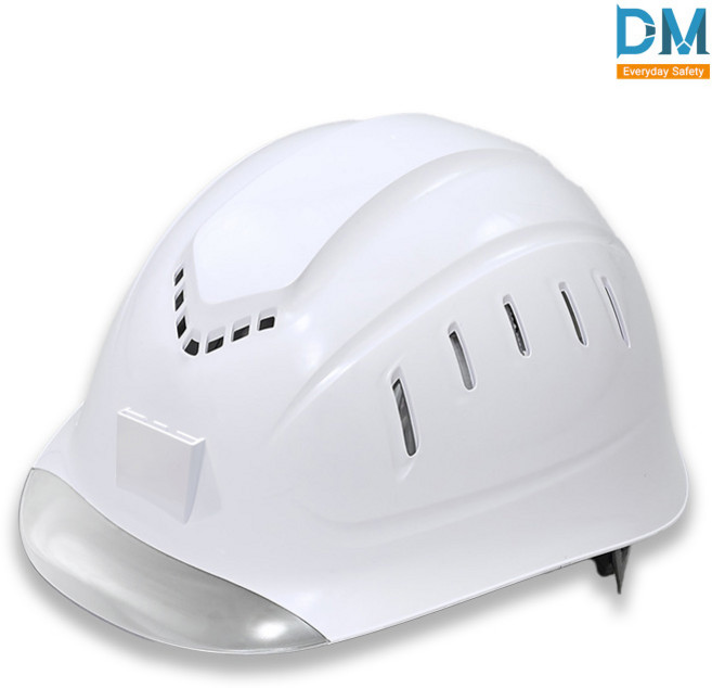 동명 투명창 경량통풍 자동안전모 경작업모 여름용 통풍모, 백색, 1개