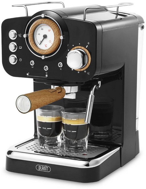 Planit 半自動義式咖啡機, 曜石黑, PCM-NF15W/B