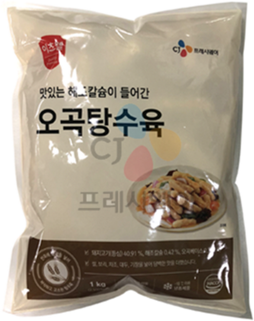이츠웰 맛있는해조칼슘이들어간 오곡탕수육, 1kg, 1개