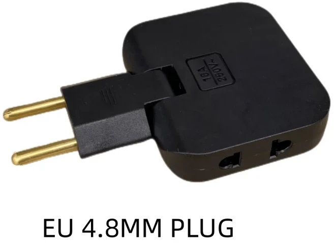 핫3핀 브라질 AC 전원 플러그 영국/미국/EU 소켓 여행용 어댑터 변환기 유형 N 2 in 1, 01 black