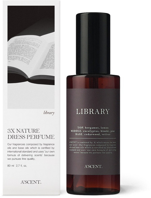 에이센트 드레스퍼퓸 섬유향수, 1개, 80ml, 라이브러리