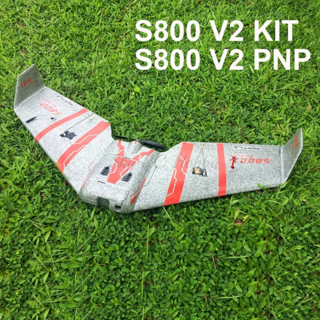 스카이 섀도우 파충류 S800 V2 820mm 윙스 팬 그레이 FPV EPP 플라잉 키트 버전/PNP 버전 시스템 포함, 01 S800 V2 KIT Version