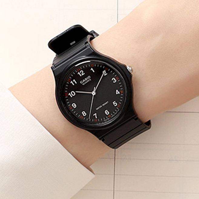 카시오 공용 저소음 시험용 학생 아날로그 수험생 선물 수능 손목시계