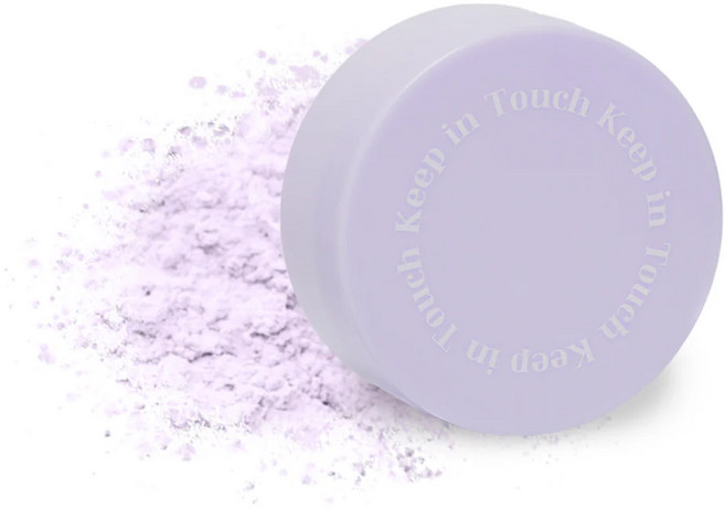 Keep In Touch 霧感毛孔隱形定妝蜜粉 柔焦 持久控油, 1個, 紫色(去黃提亮) 5g, 紫色(去黃提亮)