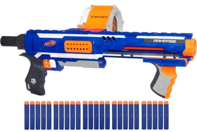 Nerf 25개의 다트 드럼 슬램 파이어 램페이지 N스트라이크 엘리트 블래스터, Nerf 25개의 다트 드럼 슬램 파이어 램페이지 N스